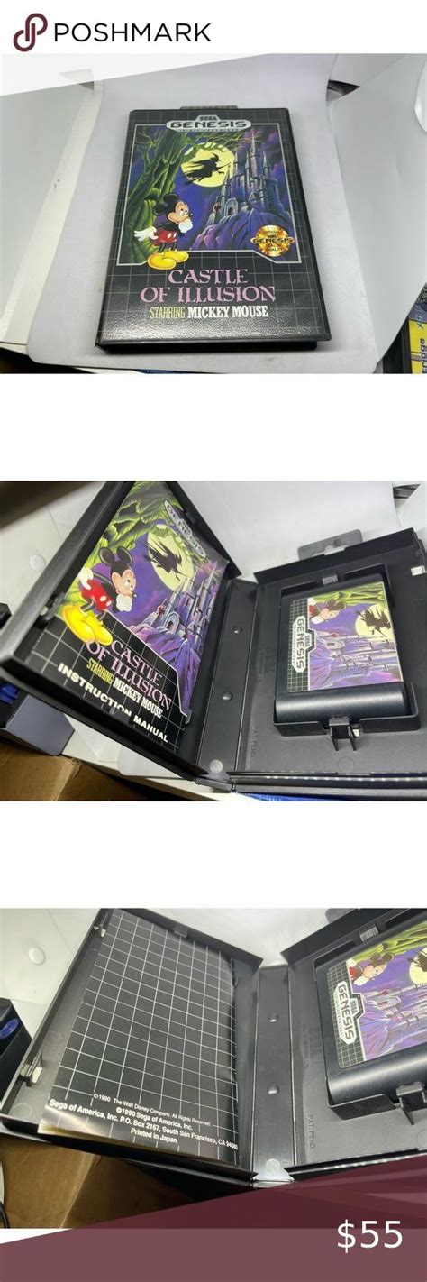 Castle Of Illusion Starring Mickey Mouse Sega Genesis With