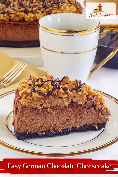 German Chocolate Cheesecake Pie