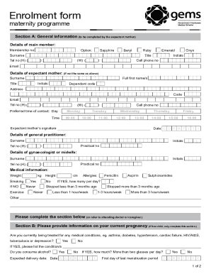 Fillable Online Newborn Registration Form Enrolment Metropolitan