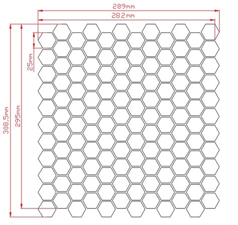 Nero Marquina Black Marble X Hexagon Honed Mosaic