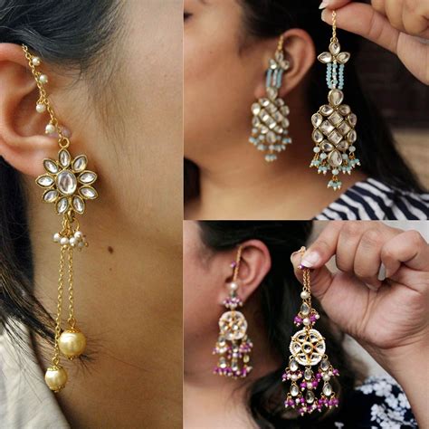 Buy Beabhika Kanauti Earrings Set Of Pair Online