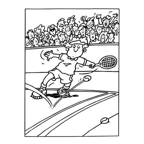 Dessins Gratuits Colorier Coloriage Tennis Imprimer