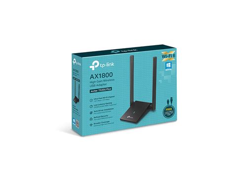 Wireless Networks: TP-LINK Archer TX20U Plus V1 AX1800 Dual Antennas ...