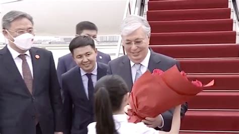 Kazakh President Receives Warm Welcome In Nw Chinas Xian Cgtn