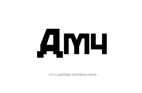 Amy Name Tattoo Designs