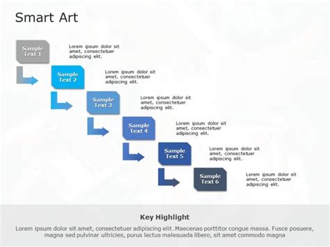 How To Add A Step Up Process Smartart Diagram Excel Smartart