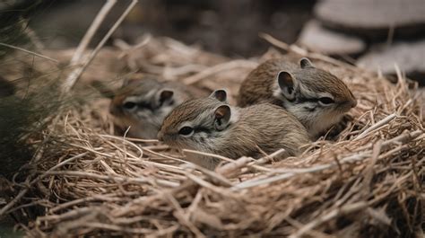 Sleep Group Of Chipmunks Sleeping In A Nest Backgrounds | JPG Free ...