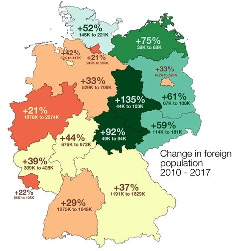 Immigrant Population In Germany Vivid Maps