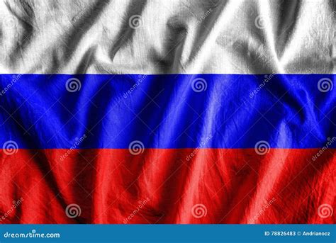 Flag Of Russian Federation Stock Image Image Of Russian 78826483