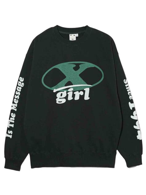 【楽天市場】oval X Logo Sweat Top スウェット X Girl X Girl エックスガール トップス スウェット