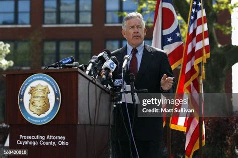 Cuyahoga County Prosecutor Timothy J Mcginty Speaks During A Press