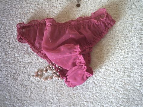 Pretty Cute Girls Ladies Sheer Pink Flock Bikini Panties Frilly Knickers Xs Ebay