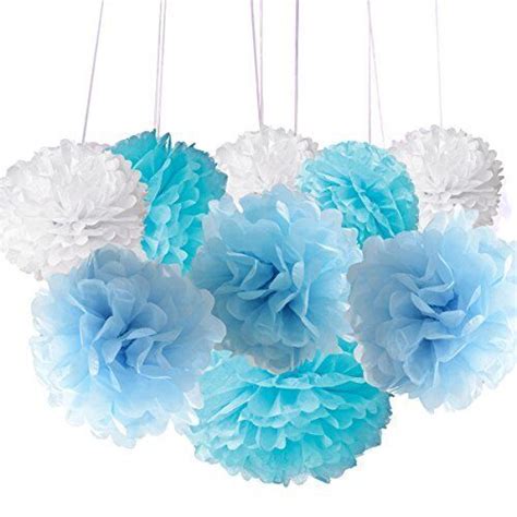 Pcs Tissue Hanging Paper Pom Poms Hmxpls Flower Ball Wedding Party