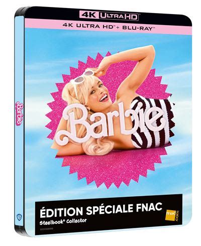 Barbie Édition Spéciale Fnac Steelbook Blu ray 4K Ultra HD Votre