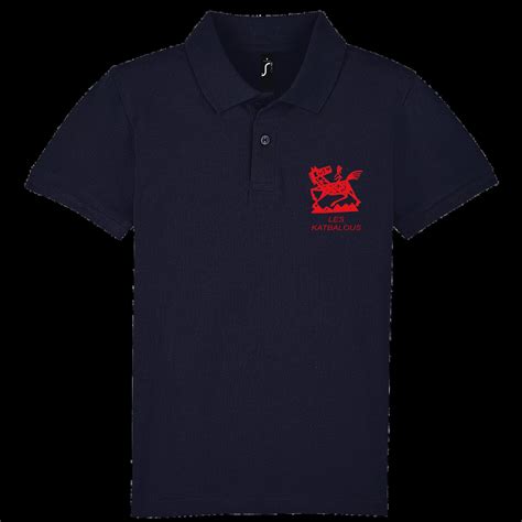 Polo Enfant Navy Centre Equestre Les Katbalous Mascotte Clothing