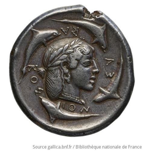 Monnaie Décadrachme Argent Syracuse Sicile Gallica