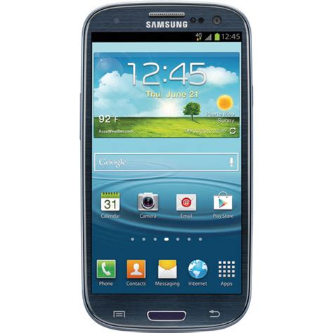 Samsung Galaxy S III 16GB AT&T Branded Smartphone I747-BLUE