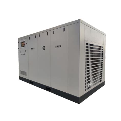 Kw Two Stage Pm Screw Air Compressor With High Efficiency Airend