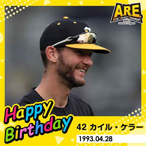 阪神タイガースさんのインスタグラム写真 阪神タイガースinstagram 「 Happybirthday ／ 本日4月28日は、 カイル・ケラー 選手の30歳のお誕生日です。 お