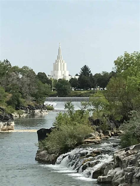 Idaho Falls - A Modified Urban Waterfall on the Snake River