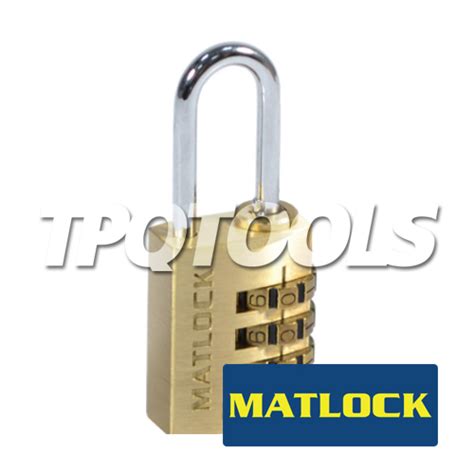 20mm BRASS COMBINATION PADLOCK 3 DIALS MTL 950 8020K Tpqtools