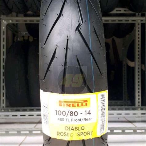 Jual Ban Pirelli Diablo Rosso Sport Ring 14 Tubeless Motor Matic Metik