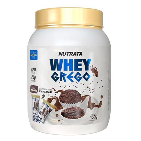 Whey Grego 450gr Nutrata Whey Protein Magazine Luiza