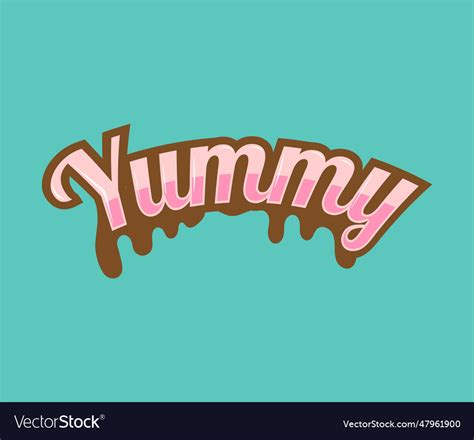 A delicious logo Royalty Free Vector Image - VectorStock