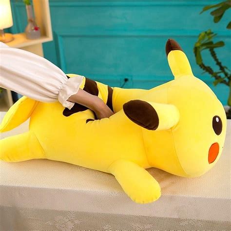 Gấu Bông Pikachu Pikachu Nằm Pikachu Nhồi Bông Tiki