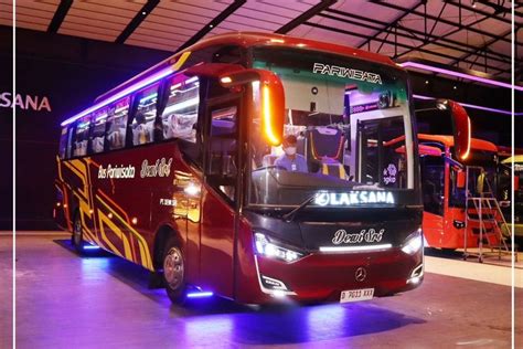 Foto Po Dewi Sri Rilis Bus Baru Lebih Modern Pakai Kelir Baru