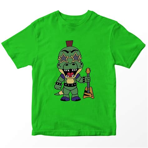 Fnaf Montogomery Gator T Shirt Casual Clothes Short Sleeve Costume