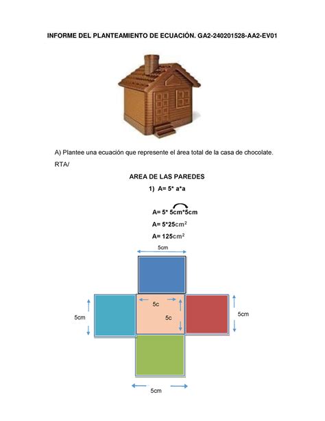 Informe Del Planteamiento De Ecuaci N Ga Aa Ev