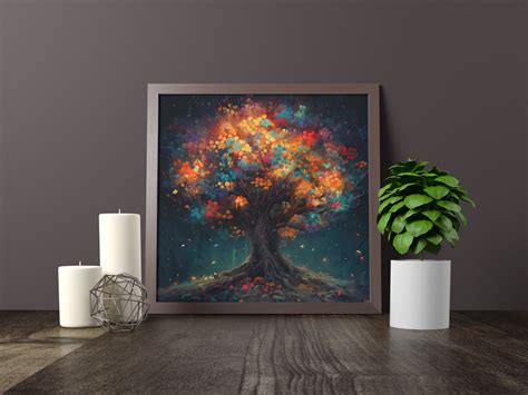 Tree of Life Tree of Life Wall Art Watercolor Digital , Instant ...