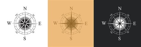 Compass Direction With Cardinal Points 45760591 Vector Art At Vecteezy