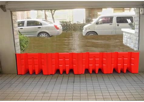 Convenient Plastic Flood Fence Combination Flood Plate Abs Red Plastic