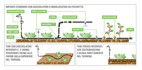 Irrigazione Giardino Schema Impianto Con Progetto E Costo