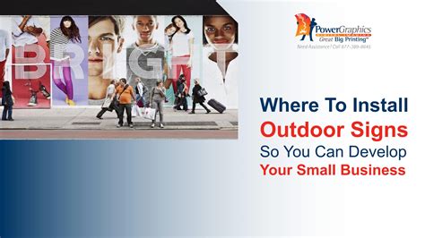 4 Of The Best Places To Install Your Outdoor Signs | Power Graphics by