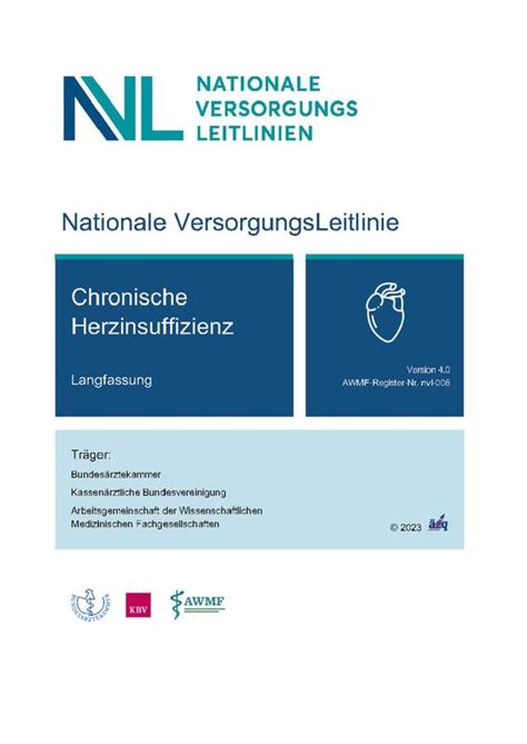 Version 4 Der Nationalen VersorgungsLeitlinie Chronische