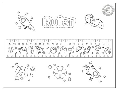 Best Printable Ruler Coloring Pages | Kids Activities Blog