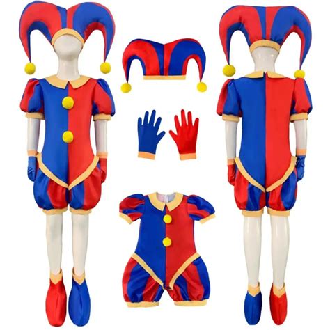 Pomni Anime The Amazing Digital Circus Cosplay Traje Body Infantil