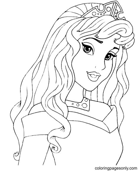 Disney Princess Aurora Coloring Page Free Printable Coloring Pages