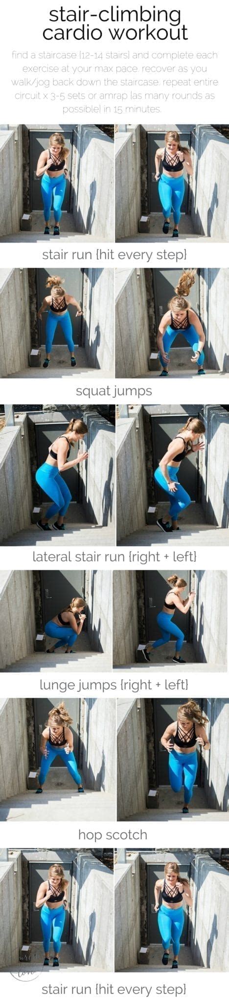 stair-climbing cardio workout {+ butt lift } | nourish move love