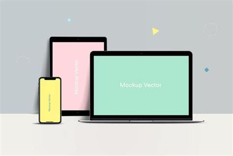 Laptop Mockup Vector Art, Icons, and Graphics for Free Download