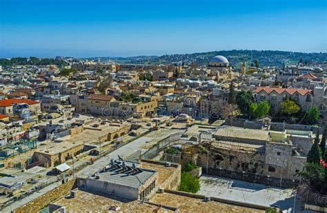 The Aerial View on Jerusalem Stock Image - Image of east, aerial: 68313069