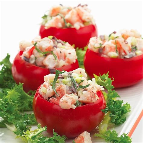 Shrimp Salad-Stuffed Tomatoes Recipe - EatingWell