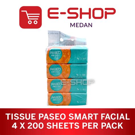 Jual Tisu Tissue Paseo Smart Sheet Muka Facial Pack Pcs X