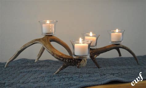 Antler Candleholders Antler Candle Holder Antler Candle Antlers Decor