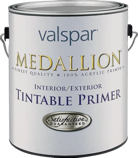 Valspar Medallion 100 Acrylic Tintable Interior Exterior Primer