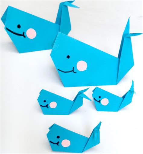 Easy Origami Whale for Beginners | AllFreeKidsCrafts.com