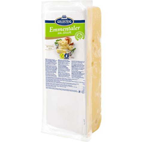 Transgourmet Sterreich Goldsteig Emmentaler Fett I Tr Ca Kg